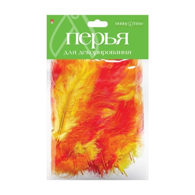 Перья для декорирования МЕГАМИКС, 6 ВИДОВ, НАБОР №3 2-405/02 Альт