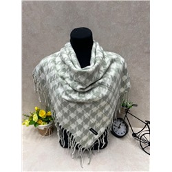 Платок в клетку из кашемира, мультицвет