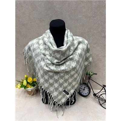 Платок в клетку из кашемира, мультицвет