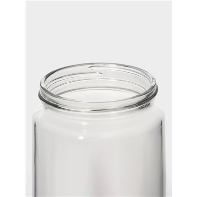 Банка для сыпучих с металлической крышкой «Вока», 1.5 л, стекло