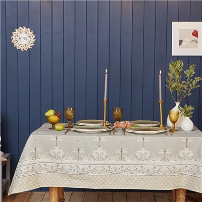 Скатерть «Этель» Vintage collection 149×110 см, 100% хлопок, саржа 190 г/м²
