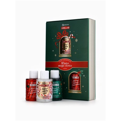 Гель для душа Winter magic stories, набор 3 шт. × 100 мл, URAL LAB