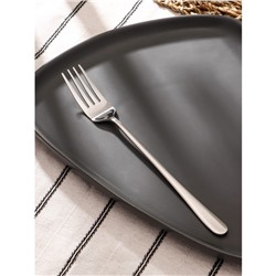 Вилка столовая из нержавеющей стали Magistro Elegance, 21×2.5 см, на подвесе, толщина 2 мм, цвет серебряный