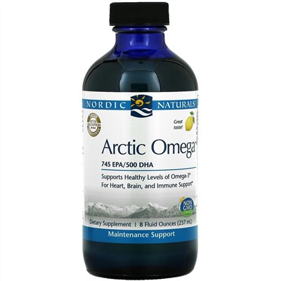 Nordic Naturals, Arctic Omega, Lemon, 8 fl oz (237 ml)