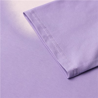 Футболка для девочки MINAKU: Exclusive print, цвет лавандовый, рост 116 см