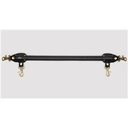 Черная распорка для ног Bound to You Faux Leather Spreader Bar - 50,8 см.