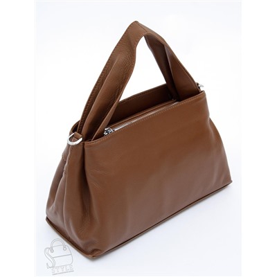 Сумка женская кожаная 0650CH brown Polina&Eiterou  в Новосибирске