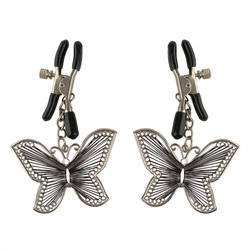 Зажимы на соски с бабочками Butterfly Nipple Clamps