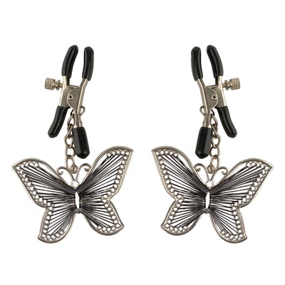 Зажимы на соски с бабочками Butterfly Nipple Clamps
