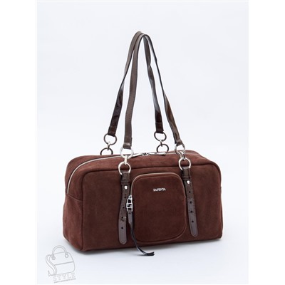Сумка женская кожаная 91180MSS coffee Velina Fabbiano-Safenta