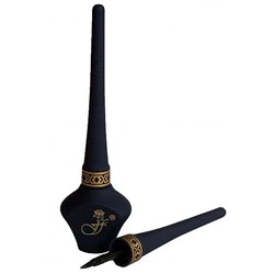 FFLEUR Подводка для глаз E-10-D водостойкая "Кувшинчик" В КОРОБОЧКЕ черная /12/720