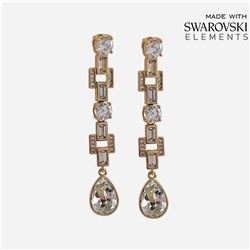 Серьги с кристаллами Swarovski