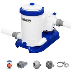 Фильтр - насос с картриджем, 9463 л/ч, + набор переходников, Bestway 58391