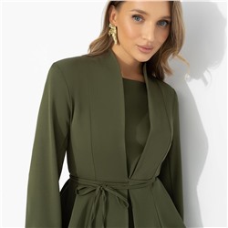 Двойка с акцентом на талии, Цвет мечты (2 в 1, оливковый)