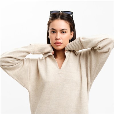 Костюм женский (джемпер, брюки) MIST, размер 44-46, бежевый