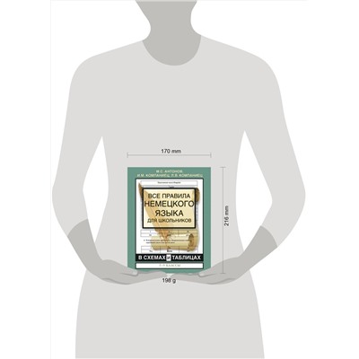 АСТ М.С. Антонов, И.М. Компаниец, Л.В. Компаниец "Все правила немецкого языка для школьников в схемах и таблицах. 5-9 классы"