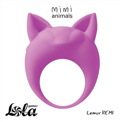 Фиолетовое эрекционное кольцо Lemur Remi