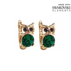 Серьги с кристаллами Swarovski