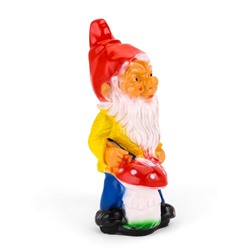 Садовая фигура из гипса «Гном - художник», 16×18×41 см