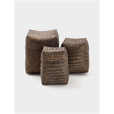 Корзинка плетёная «Рино», 20×20×24 см