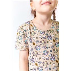 Костюм туника и велосипедки М222049б