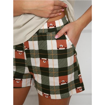 Пижама "Сластенка" (Клетка зеленая)