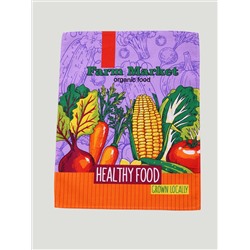 Текстильное изделие ЗДОРОВАЯ ПИЩА (48х58) сиреневый