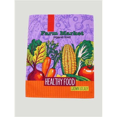 Текстильное изделие ЗДОРОВАЯ ПИЩА (48х58) сиреневый