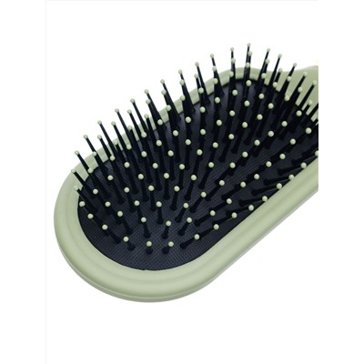 Dewal Beauty Щетка для волос серия «Магия» массажная, 9 рядов, оливковый 28011
