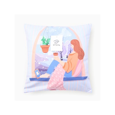 Наволочка декоративная новогодняя «Этель. Зимние мечты» 40×40 см