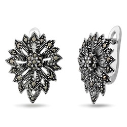 Серьги, марказит, SL-AGA948