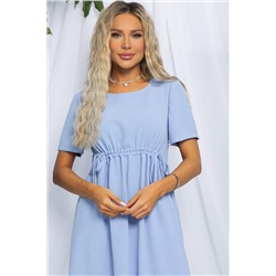 Платье Цветы Лета (голубое) П13057-18М