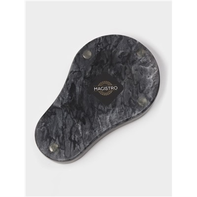 Подставка под ложку Magistro Marble, мрамор, чёрная
