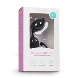 Черные вагинальные шарики Jiggle Mouse