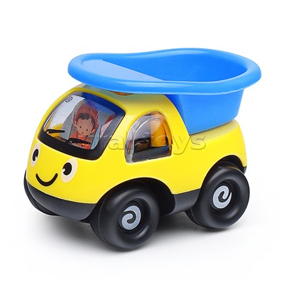 Игрушка пластик Парковка "Синий трактор" 7,5 см, коробке