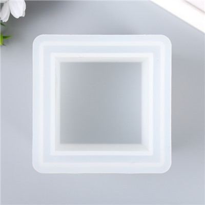 Молд силиконовый «Подсвечник квадратный» 10×9.4×8.7 см