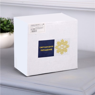 Светодиодная фигура «Оленёнок» 15×16×10 см, акрил, 20 LED, батарейки АА × 3 (не в комплекте), свечение белое