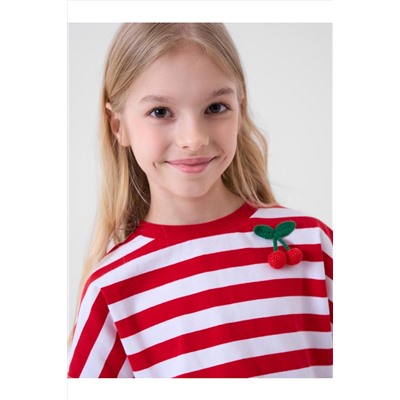 Джемпер трикотажный для девочек (футболка) PLAYTODAY, 1242976
