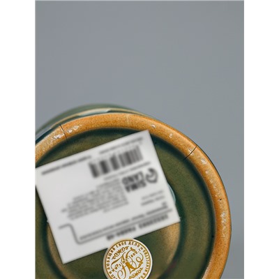 УЦЕНКА Аромалампа для эфирных масел керамика «Листья», морская лагуна, 9.5×9.5×10.8 см