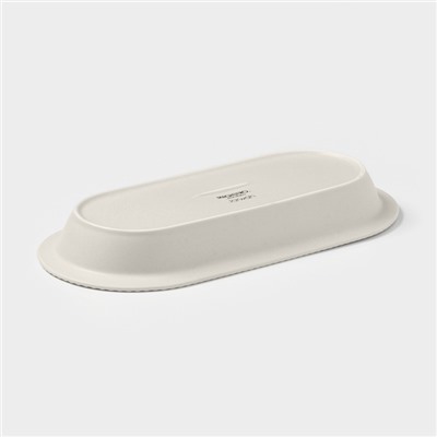 Блюдо Magistro Jarwah Lausanne, 31.7×14.5 см, фарфор, белое