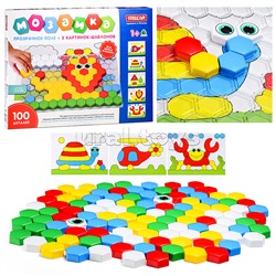 Мозаика (d.40мм/100 деталей) с прозрачным полем