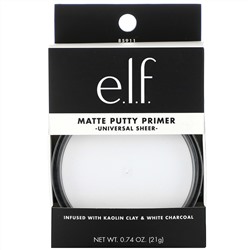 E.L.F., Matte Putty Primer, Universal Sheer, 0.74 oz (21 g)