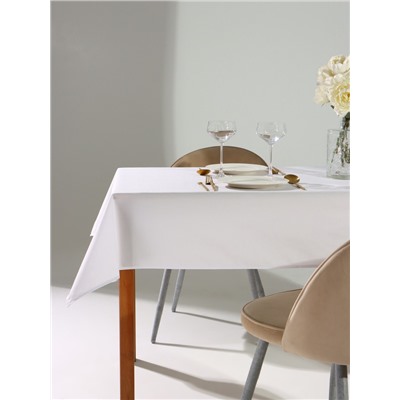 Скатерть «Доляна», белая, 110×140±3 см