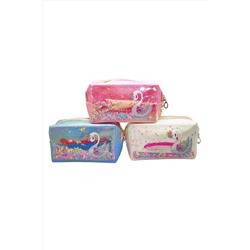 Sunflower Косметичка женская тубус с пайетками, лебедь KRISTALLER, 1135721