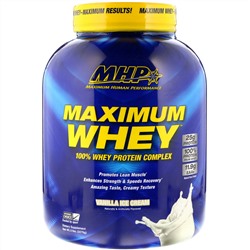 MHP, Maximum Whey, Vanilla Ice Cream, 5 lbs (2270 g)