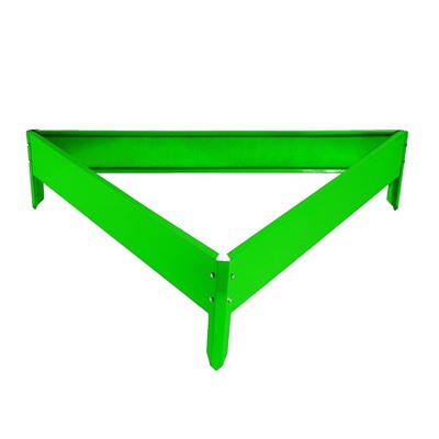 Клумба оцинкованная, 50×15 см, ярко-зелёная, «Терция», Greengo