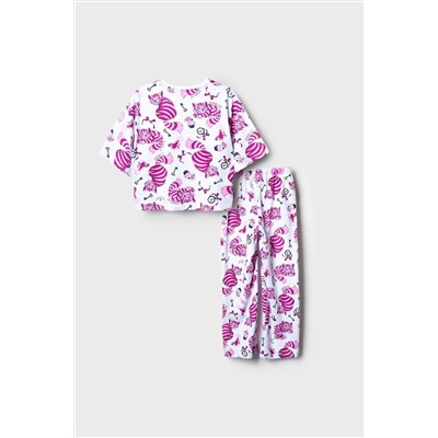 Пижама трикотажная для девочек PLAYTODAY, 1239771