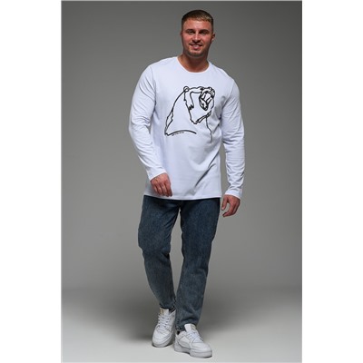 8534 Футболка с длинным рукавом мужская