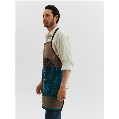 Фартук «Настоящий рыбак», 65×80 см,100% п/э, оксфорд 210 г/м²