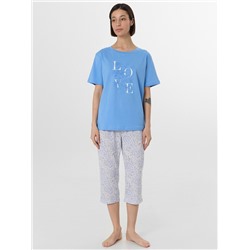 КОМПЛЕКТ ЖЕНСКИЙ (ФУТБОЛКА, БРИДЖИ) 592370